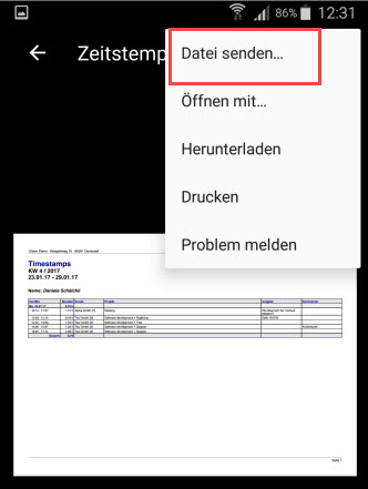 teilen