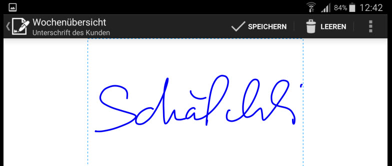 unterschrift