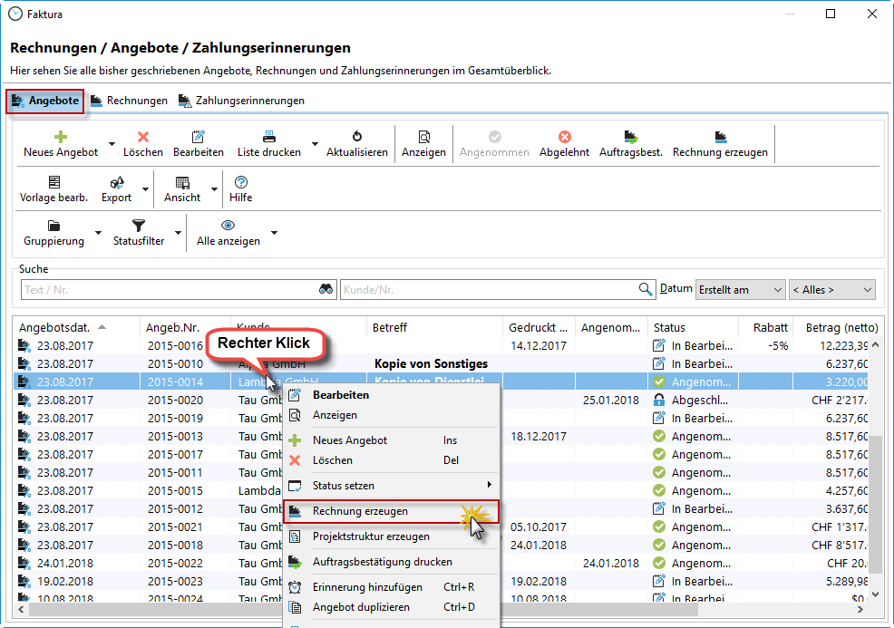 angebot_rechtsklick_rechnung_erzeugen