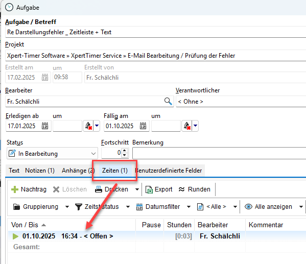 aufgabeneigenschaften_reiter_zeiten_erfasste_zeiten