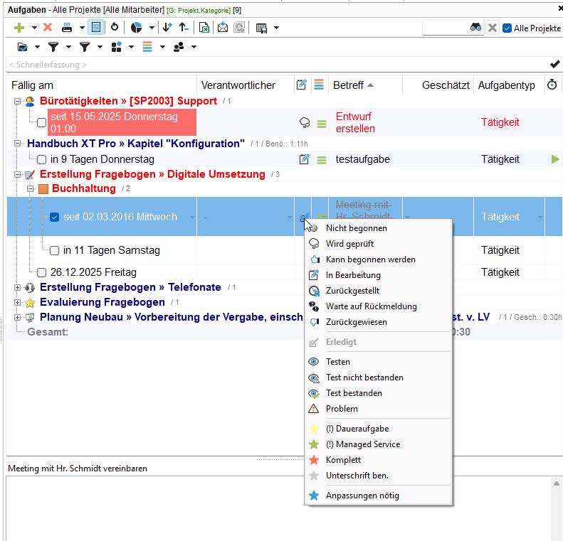 aufgabenliste-auswahl-projektstatus
