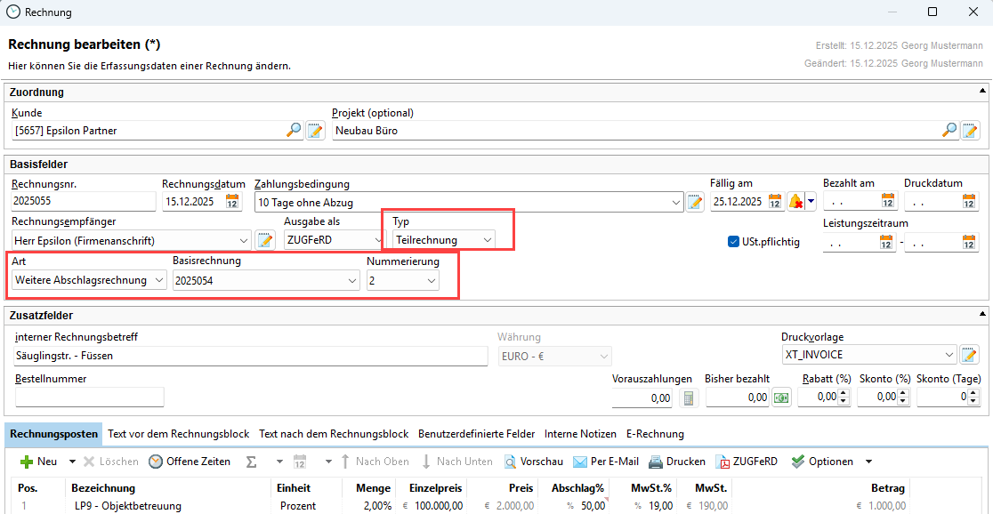 faktura-weitere-teilrechnung