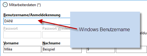erweiterung umzug windows benutzername