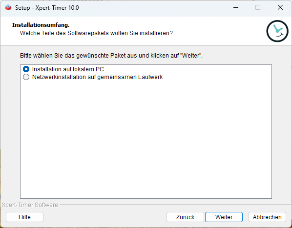 installation_setupinstallationsumfang