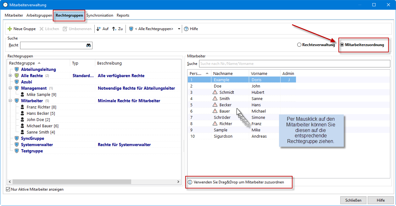 mitarbeiterverwaltung_drag_and_drop_auf_rechte