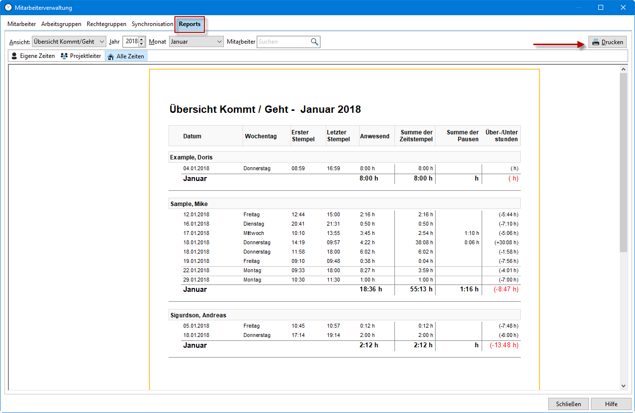 reiter_report_uebersicht_kommt_geht