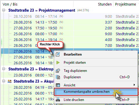 zeitstempel_rechtsklick_kommentarspalte_umbrechen