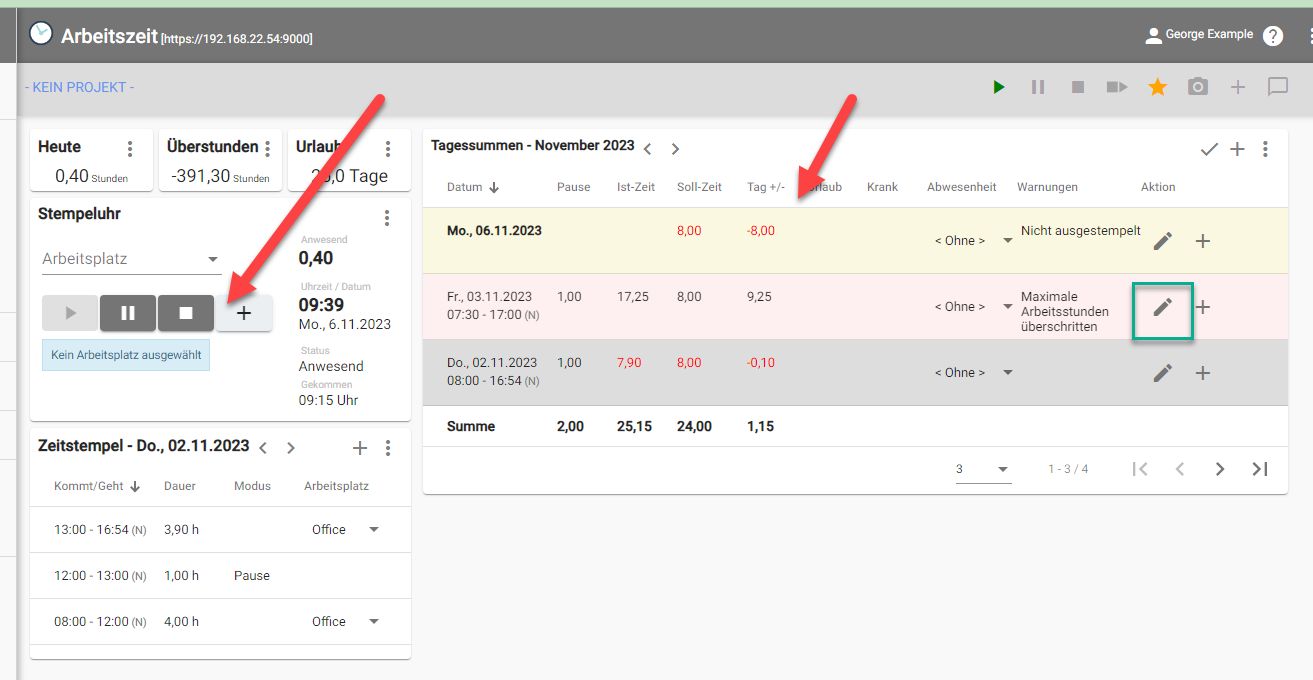 arbeitszeiterfassung-fehler
