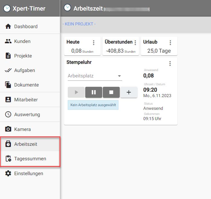 arbeitszeiterfassung-menuepunkt