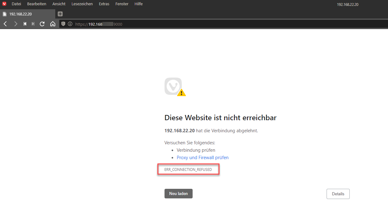 cloudserver-laeuft-nicht