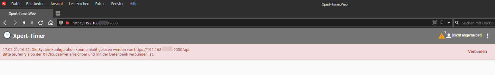 datenbank-nicht-erreichbar