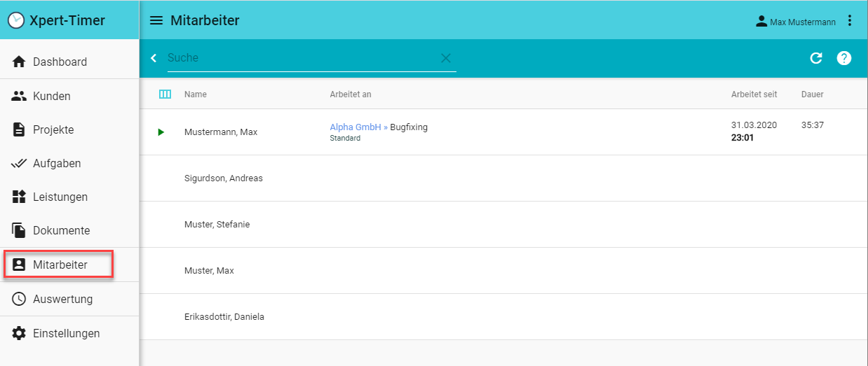 mitarbeiterverwaltung