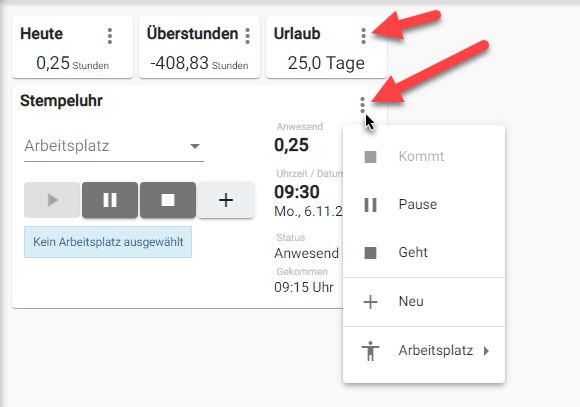 stempeluhr-menuepunkt