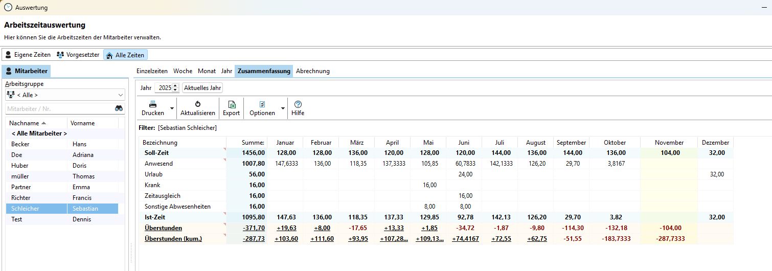 arbeitszeitauswertung-zusammenfassung